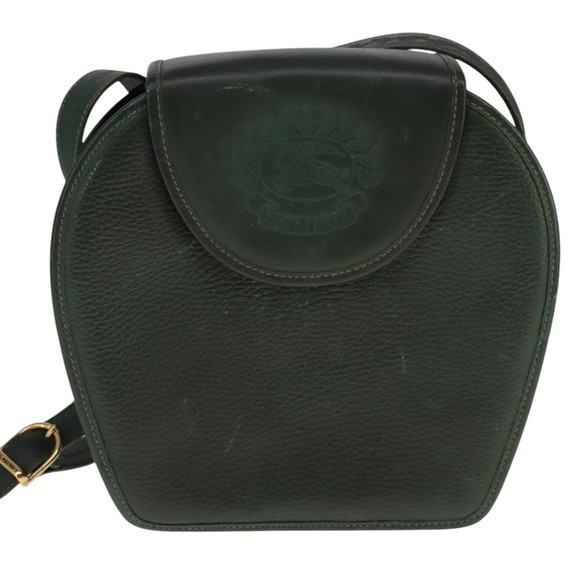 Burberry Green Leather shoulder - Picture 1 of 10